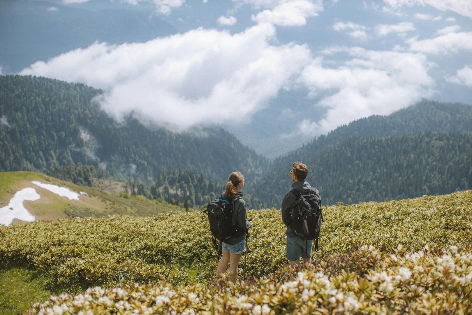 Hikers in Sierra Madre